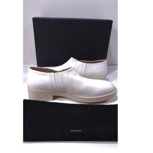 Theory Women's Soft Calf Low Top Booties Boots White Sz 38 NIB 498